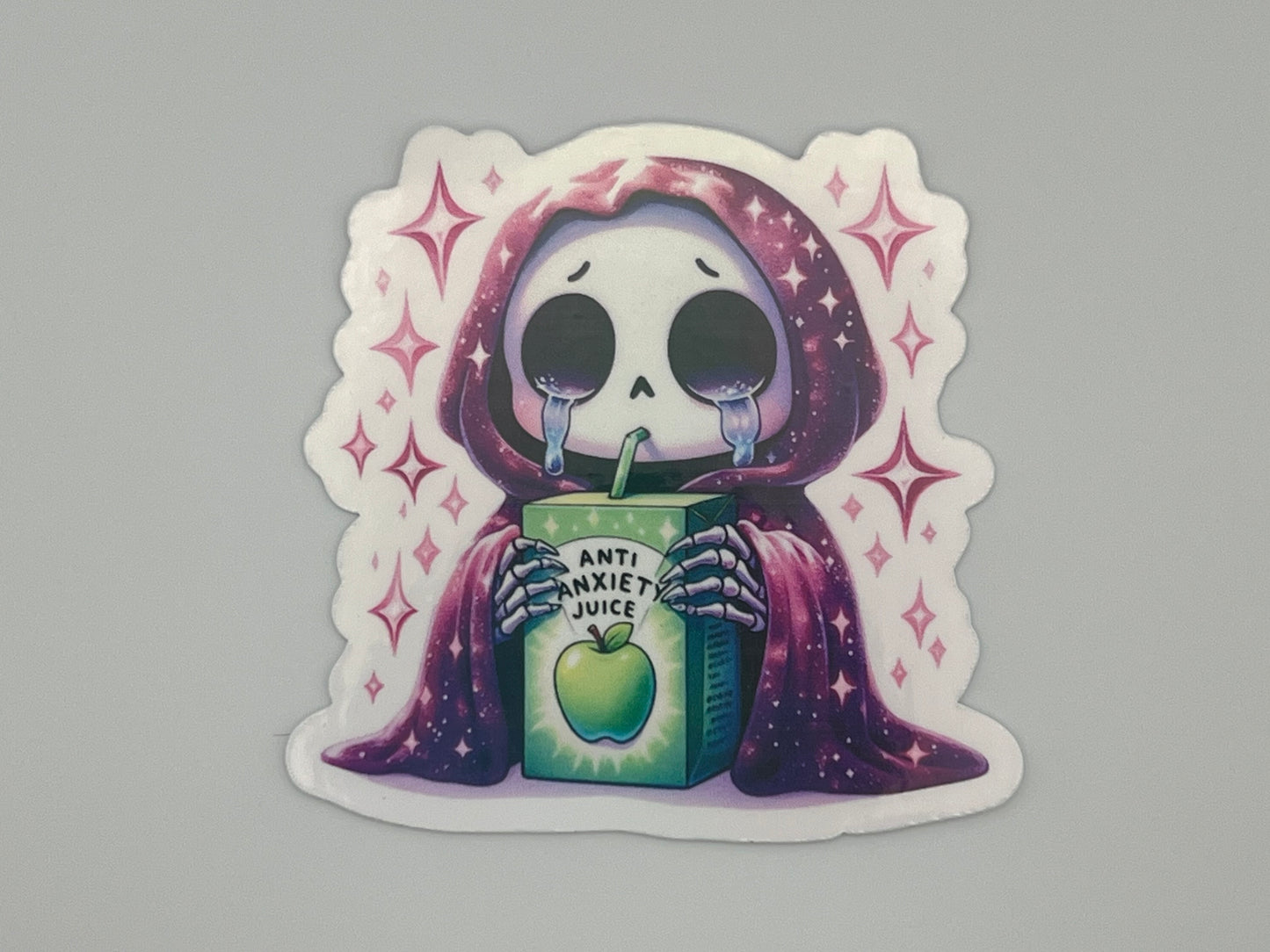 Anti Anxiety Juice Waterproof Vinyl Sticker