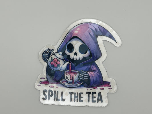 Spill The Tea Sticker