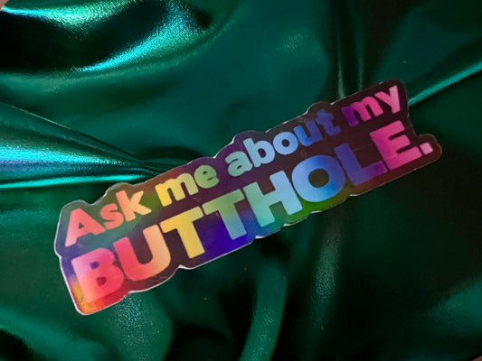 J’s Butthole Sticker