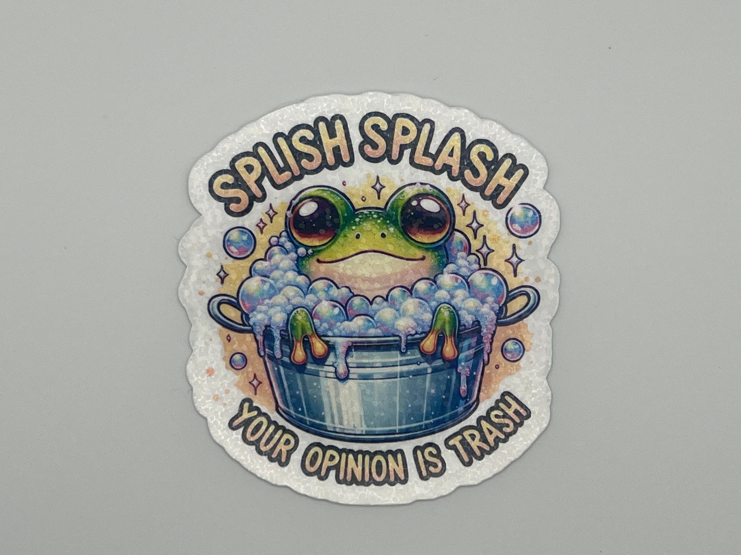 Opinion Frog Sticker