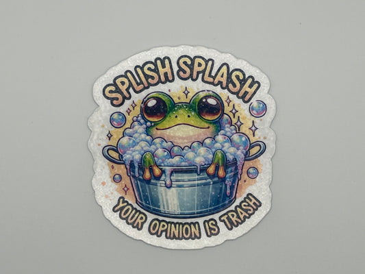 Opinion Frog Sticker